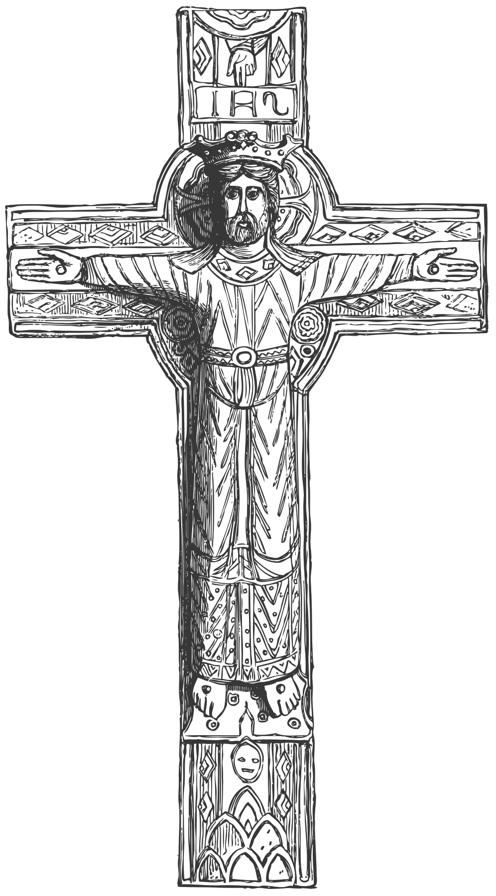 Sketch of cross